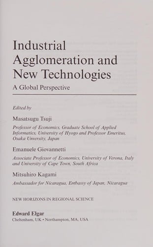 Industrial agglomeration and new technologies