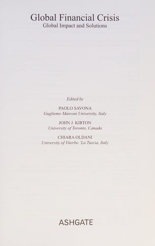 Global financial crisis