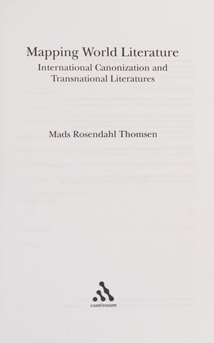 Mapping world literature