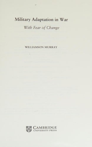 Military adaptation in war