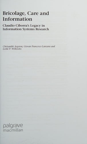 Bricolage, care and information