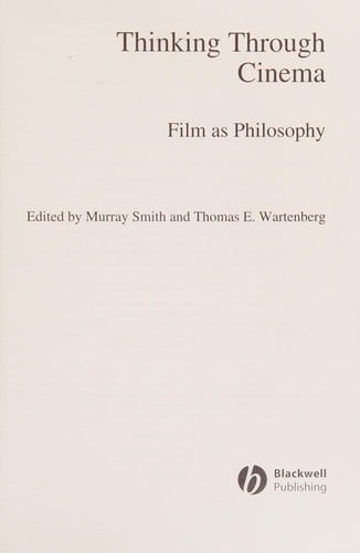 Thinking through cinema