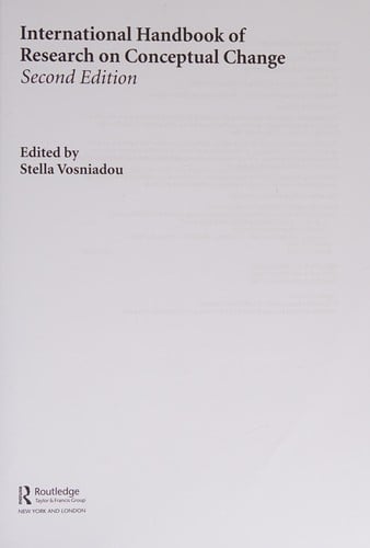 International handbook of research on conceptual change