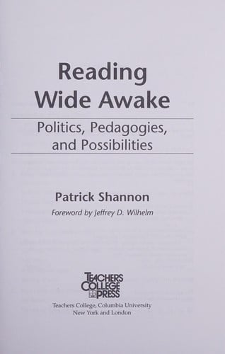 Reading wide awake
