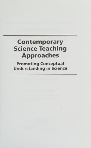 Contemporary science teaching approaches