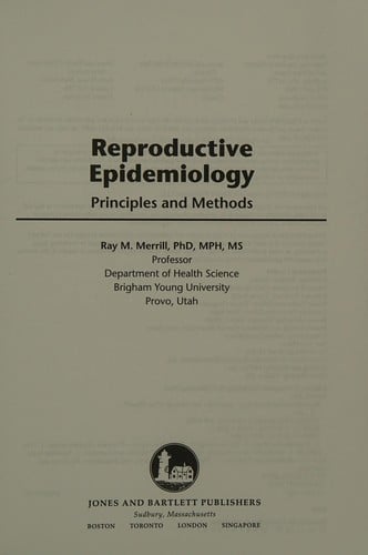Reproductive epidemiology