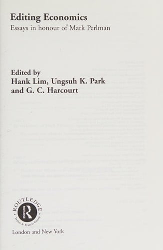 Editing economics