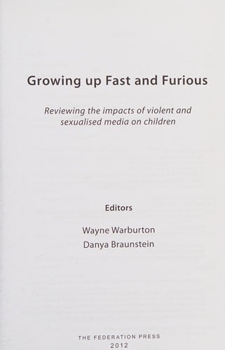 Growing up fast and furious