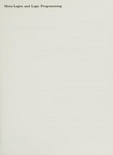 Meta-logics and logic programming