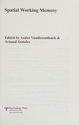 Spatial working memory