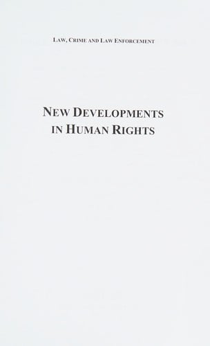 New developments in human rights