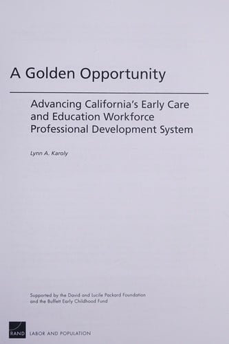 A golden opportunity