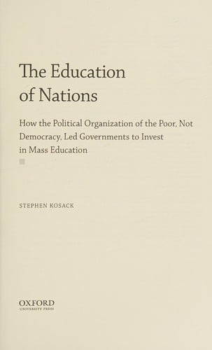 The education of nations