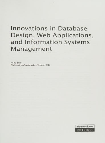Innovations in database design, web applications, and information systems management