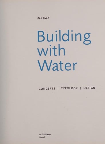 Building with water