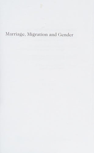 Marriage, migration and gender