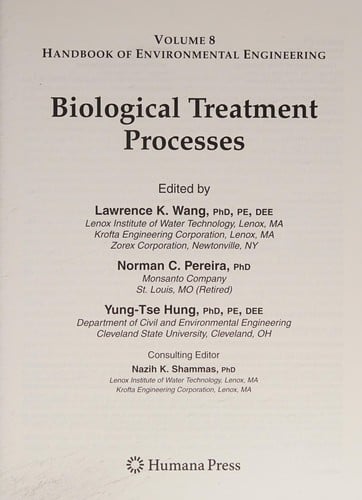 Biological treatment processes