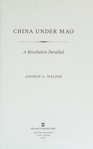 China under Mao