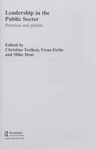 Leadership in the public sector