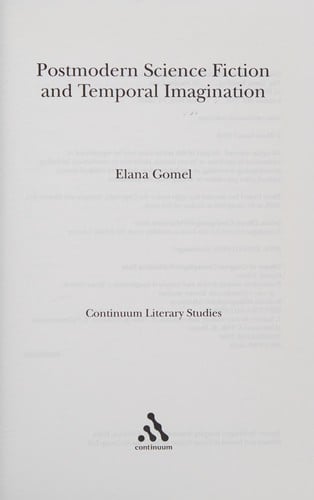 Postmodern science fiction and temporal imagination