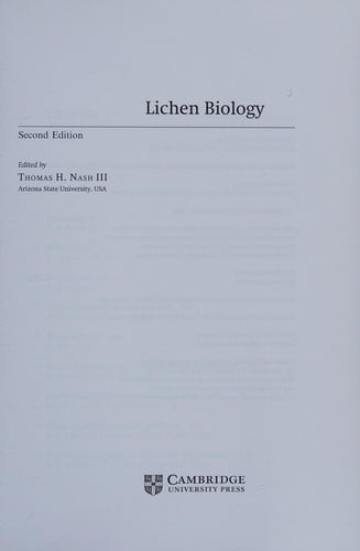 Lichen biology