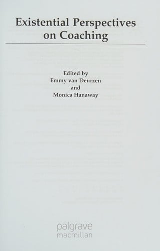 Existential perspectives on coaching