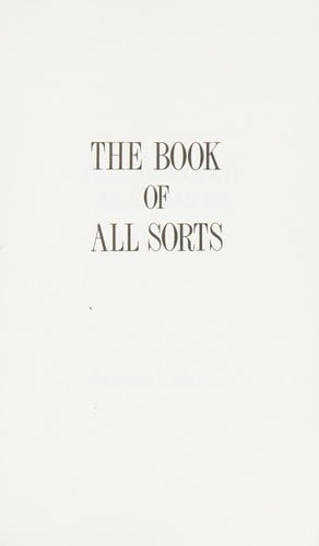 The book of all sorts