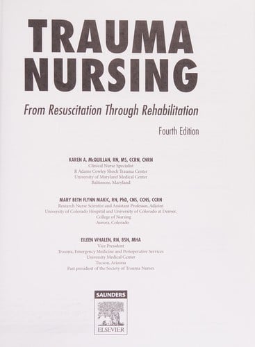 Trauma nursing