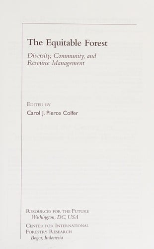 The equitable forest