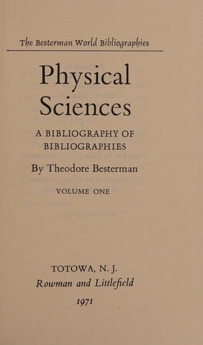 Physical sciences