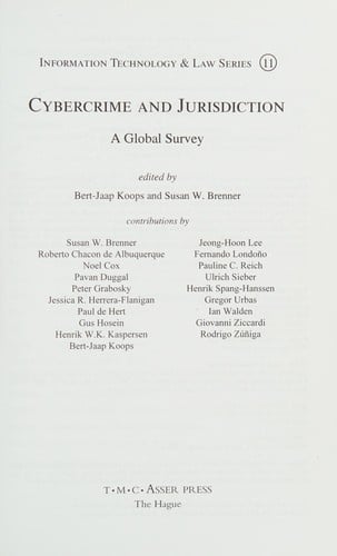 Cybercrime and jurisdiction