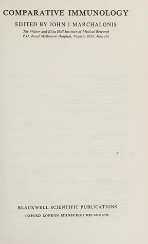 Comparative immunology