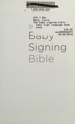 The baby signing bible