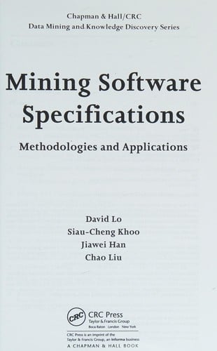 Mining software specifications
