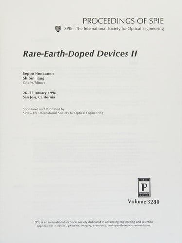 Rare-earth-doped devices II