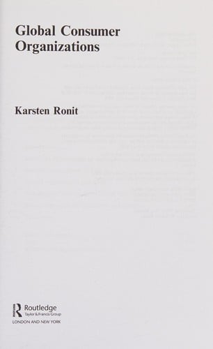 Global consumer organizations