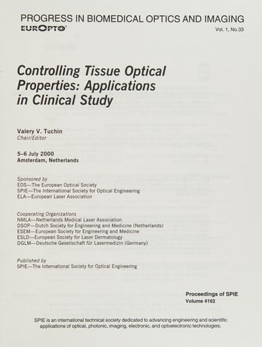 Controlling tissue optical properties