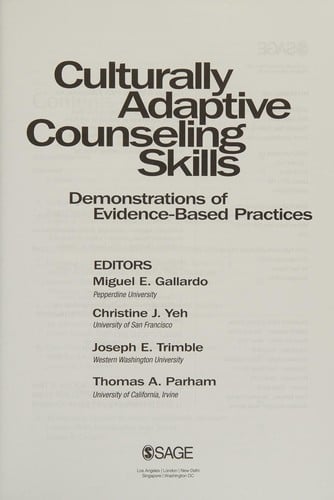 Culturally adaptive counseling skills
