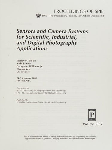 Sensors and camera systems for scientific, industrial, and digital photography applications