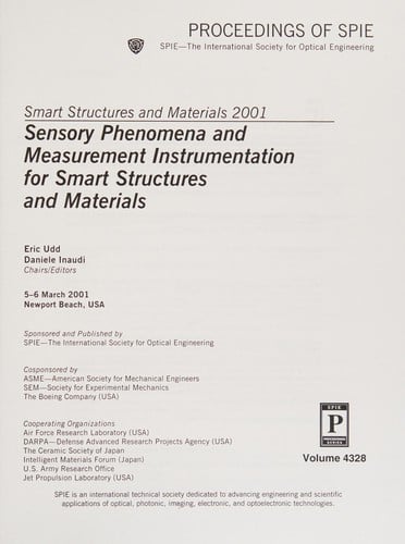 Smart structures and materials 2001