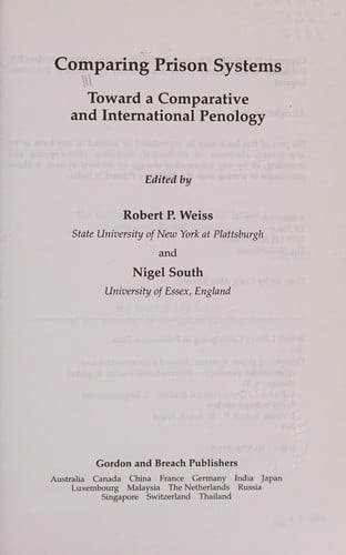 Comparing Prison Systems