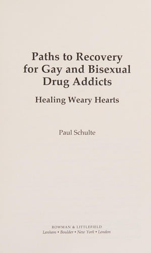 Paths to recovery for gay and bisexual drug addicts