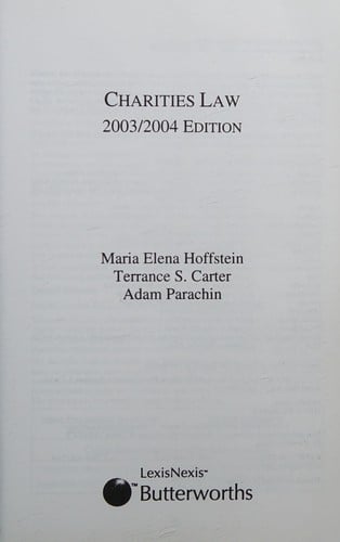 Charities law