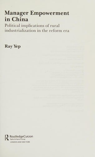 Manager empowerment in China