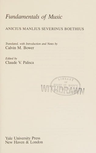 Fundamentals of music