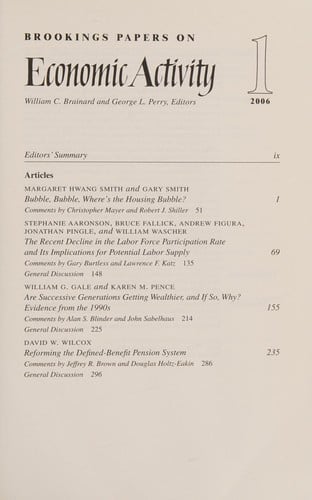 Brookings papers on economic activity 1