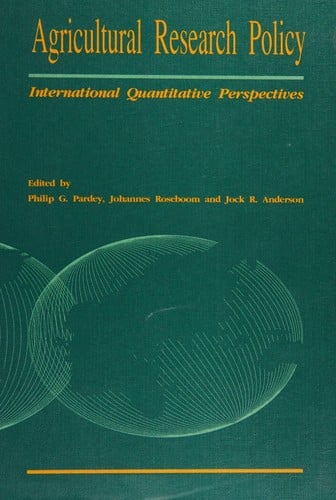 Agricultural research policy