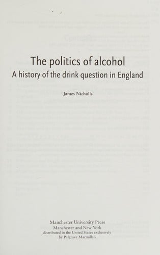 Politics of alcohol