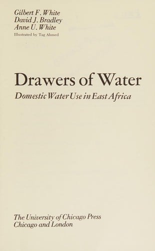 Drawers of water