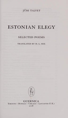 Estonian elegy